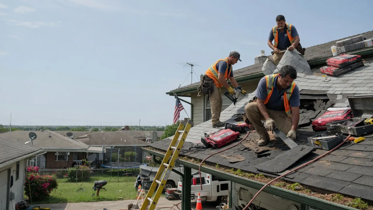 Roof Repair in Krebs, OK near me
